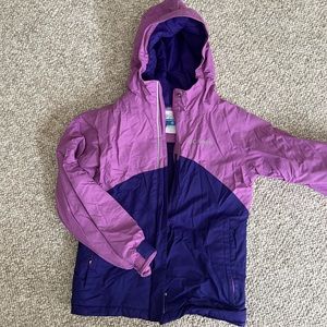 Columbia girls ski jacket